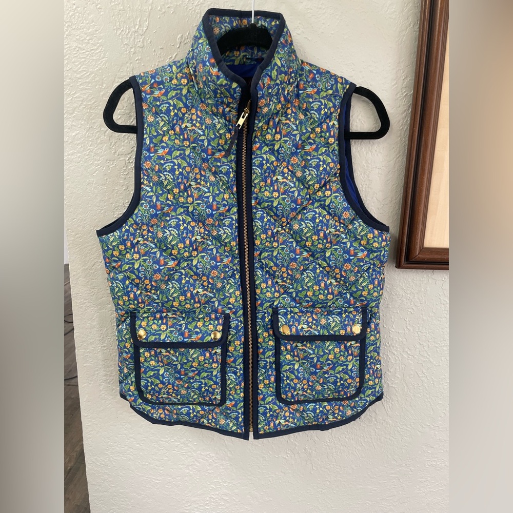 J. Crew X Liberty Fabric Women’s Vest